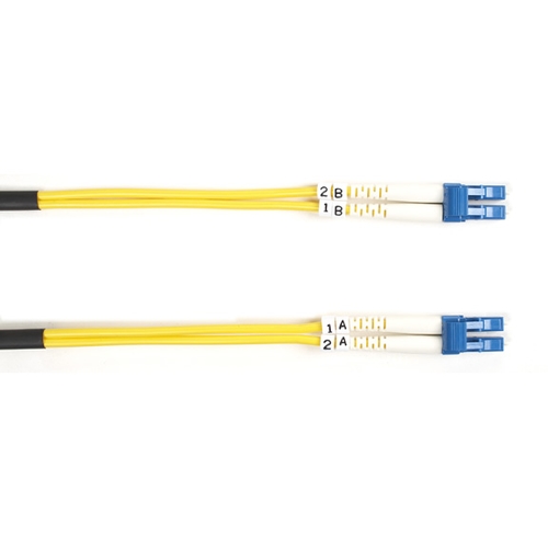 Black Box FOSM-LSZH-005M-LCLC InfiniBand/fibre optic cable 5 m LC OS2 Yellow