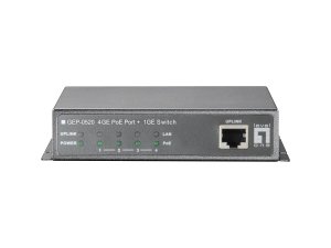 LevelOne 5-Port Gigabit PoE Switch, 61.6W, 802.3af PoE, 4 PoE Outputs, power adapter included