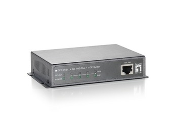 LevelOne 5-Port Gigabit PoE Switch, 802.3at/af PoE, 4 PoE Outputs, 115W