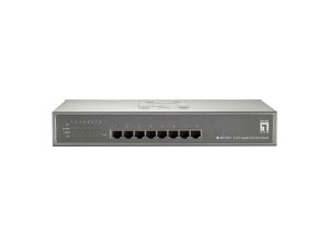 LevelOne 8-Port Gigabit PoE Switch, 802.3at/af PoE, 123.2W