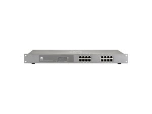 LevelOne 16-Port Gigabit PoE Switch, 802.3at/af PoE, 500W