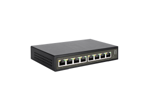 LevelOne Hilbert 8-Port Gigabit PoE Smart Lite Switch, 802.3at/af PoE, 8 PoE Outputs, 112.8W PoE Power Budget