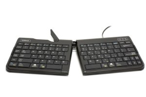 BakkerElkhuizen Goldtouch Travel Go2 Wired keyboard USB QWERTY UK English Black