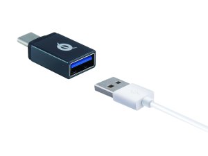 Conceptronic HUBBIES 4-Port USB 3.0 Hub with USB-C OTG Adapter