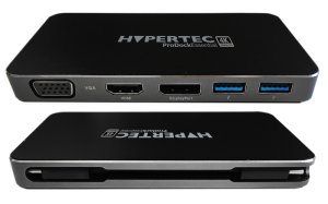 Hypertec ProDockEssential 4K - Universal USB-C Dock with HDMI VGA and DisplayPort