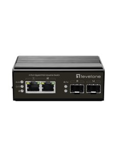LevelOne IGP-0432 network switch Unmanaged Gigabit Ethernet (10/100/1000) Power over Ethernet (PoE) Black