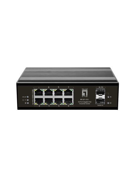 LevelOne IGP-1031 network switch Gigabit Ethernet (10/100/1000) Power over Ethernet (PoE) Black