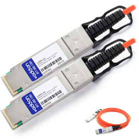 AddOn Networks JL288A-AO InfiniBand/fibre optic cable 10 m QSFP+ Black, Grey, Orange