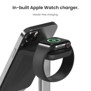 3 in 1 Wireless Charging Station, Black