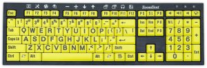 Hypertec K-ZT-BY keyboard USB QWERTY English Black, Yellow