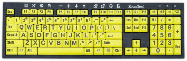 Hypertec K-ZT-BY keyboard USB QWERTY English Black, Yellow