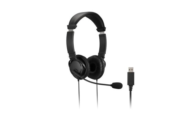 Kensington HiFi USB Headphones with Mic and Volume Control Buttons