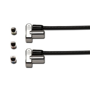 Kensington Universal 3-in-1 Keyed Cable Lock with Twin Lockheads