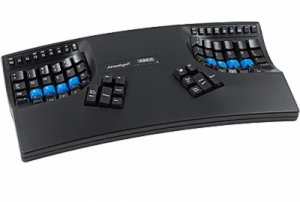 Kinesis Advantage2 keyboard USB QWERTY English Black