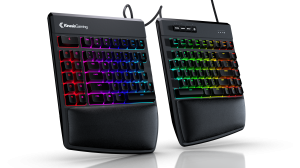 Kinesis Freestyle Edge RGB keyboard Gaming USB QWERTY Black