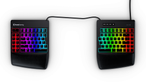 Kinesis Freestyle Edge RGB keyboard Gaming USB QWERTY Black