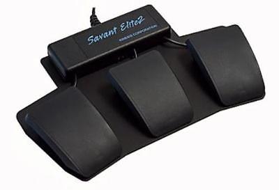 A Kinesis product- Savant Elite 2 jack equipped triple action foot switch. USB connected programmable foot switch provides improvements in both productivity and comfort. Supplied by Hypertec