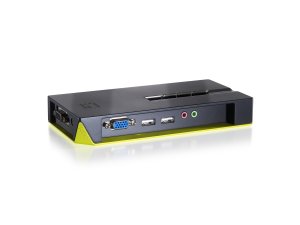 LevelOne 4-Port USB VGA KVM Switch, audio support