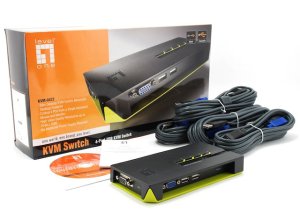 LevelOne 4-Port USB VGA KVM Switch