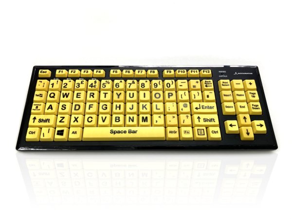 Accuratus Monster 2 keyboard Home RF Wireless + Bluetooth QWERTY UK English Black