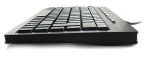 Accuratus miniHIVIS keyboard Home USB QWERTY English Black