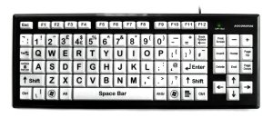 Accuratus Monster 2 keyboard Universal USB QWERTZ German Black, White