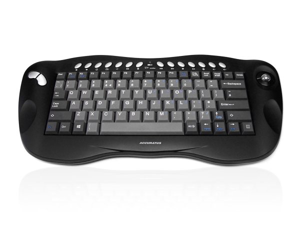 Accuratus Toughball 2 keyboard RF Wireless QWERTY UK English Black, Grey