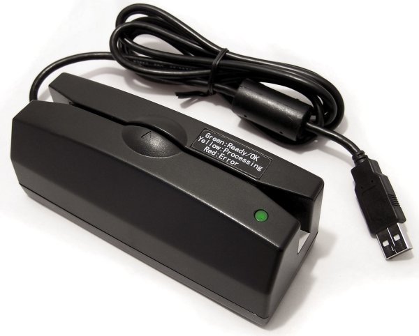 Accuratus KYB500-C202A3USB magnetic card reader USB Black