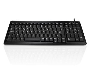 Accuratus K103A 15KV keyboard Universal USB QWERTY UK English Black