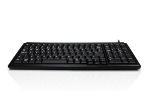 Accuratus K103A 15KV keyboard Universal USB QWERTY UK English Black