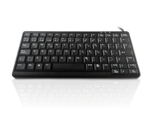 An Ceratech foreign layout keyboard . The SPANISH key set KYB500-K82A-ES is a high quality small footprint mini USB and PS/2 keyboard- in black. Keyboard seel available separately - VIZ-K82A-SEEL. Supplied by Hypertec.