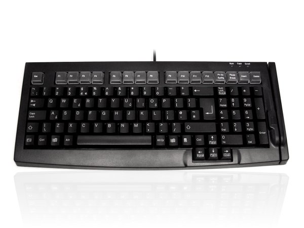 Accuratus S100B keyboard USB QWERTY UK English Black