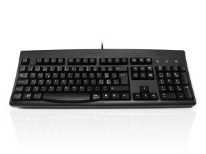 Accuratus 260 keyboard USB QWERTZ Swiss Black