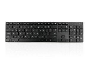 Accuratus KYBAC301-BTBLK keyboard Universal RF Wireless + Bluetooth QWERTY UK English Black