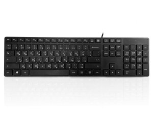 Accuratus KYBAC301-UBLK-AR keyboard USB QWERTY Arabic Black