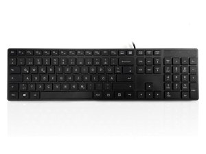 Accuratus KYBAC301-UBLK-GR keyboard USB QWERTZ German Black