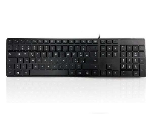 Accuratus KYBAC301-UBLK-IT keyboard USB QWERTY Italian Black