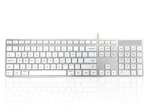 Accuratus KYBAC301-UCMACUS keyboard Universal USB QWERTY US English Silver