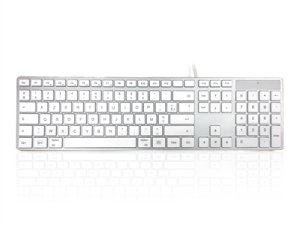 Accuratus KYBAC301-UMAC-FR keyboard Home USB AZERTY French White