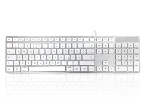 Accuratus KYBAC301-UMAC-GR keyboard Home USB QWERTZ German White