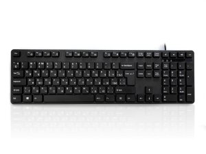 Accuratus KYBAC302-UBLK-UA keyboard Home USB QWERTY Ukrainian Black