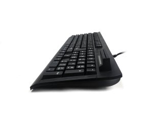 Accuratus 108S keyboard Universal USB QWERTY UK English Black