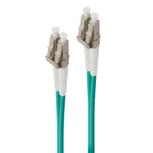 ALOGIC 0.5m LC-LC 10GbE Multi Mode Duplex LSZH Fibre Cable 50/125 OM3