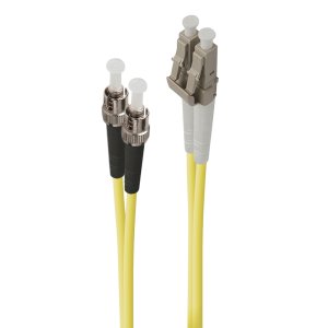 ALOGIC 1m LC-ST Single Mode Duplex LSZH Fibre Cable 09/125 OS2