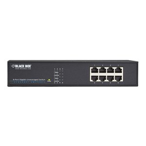 Black Box LGB408A-R2 network switch Unmanaged Gigabit Ethernet (10/100/1000)