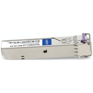 1000Base-BX SFP Transceiver, SMF, 1490nmTx/1310nmRx, 20km, LC, DOM