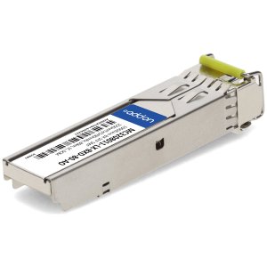 1000Base-BX SFP Transceiver, SMF, 1550nmTx/1490nmRx, 80km, LC, DOM