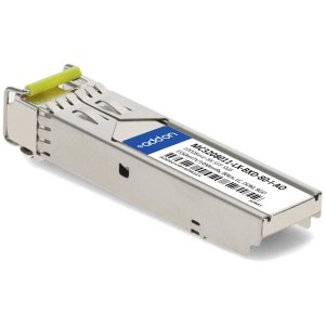 1000Base-BX SFP Transceiver, SMF, 1550nmTx/1490nmRx, 80km, LC, DOM, -40 to 85C