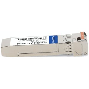 1000Base-BX SFP Transceiver, SMF, 1490nmTx/1550nmRx, 80km, LC, DOM, -40 to 85C