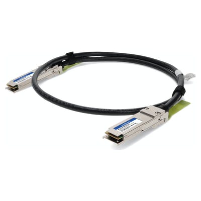 AddOn Networks MCP1650-H001E30-AO InfiniBand/fibre optic cable 1 m QSFP56 Black, Silver